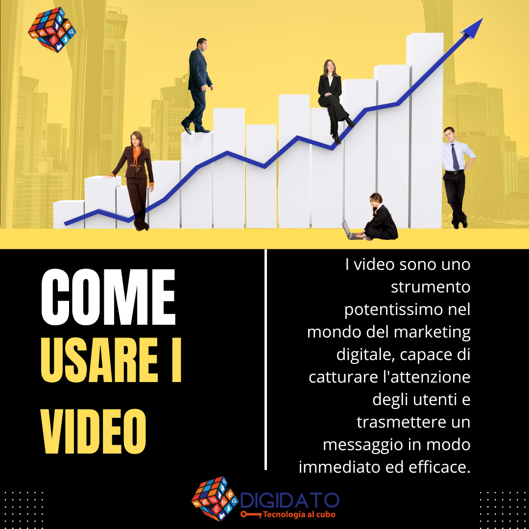 I video sono uno strumento potentissimo nel mondo del marketing digitale, capace di catturare l'attenzione degli utenti e trasmettere un messaggio in modo immediato ed efficace.